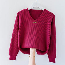 Load image into Gallery viewer, Long Sleeve Knitted Sweater