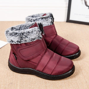 Faux Fur Warm Waterproof Snow Boots Thicken Plush