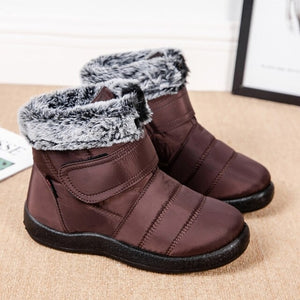 Faux Fur Warm Waterproof Snow Boots Thicken Plush