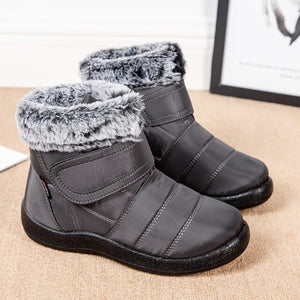 Faux Fur Warm Waterproof Snow Boots Thicken Plush