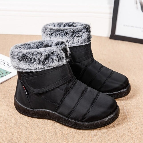 Faux Fur Warm Waterproof Snow Boots Thicken Plush