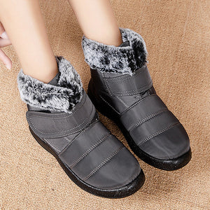 Faux Fur Warm Waterproof Snow Boots Thicken Plush