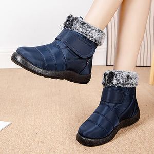 Faux Fur Warm Waterproof Snow Boots Thicken Plush