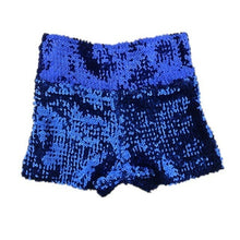 Load image into Gallery viewer, Festival Rave Outfit Shiny Sequins Women Shorts Hight Waist Sexy