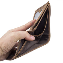 Load image into Gallery viewer, Genuine Leather Men Wallet