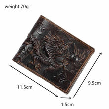 Load image into Gallery viewer, Dragon Leather Wallet