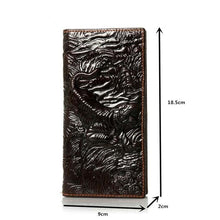 Load image into Gallery viewer, Dragon Leather Wallet