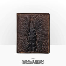 Load image into Gallery viewer, Genuine Leather Wallet Bifold