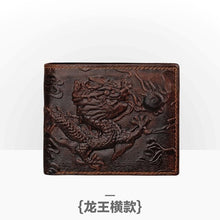 Load image into Gallery viewer, Genuine Leather Wallet Bifold
