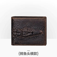 Load image into Gallery viewer, Genuine Leather Wallet Bifold