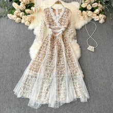 Load image into Gallery viewer, Elegant Evening Party Long Dress V Neck