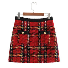 Load image into Gallery viewer, Casual Plaid Skirt