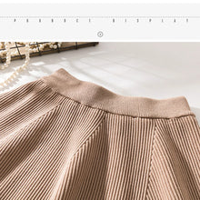Load image into Gallery viewer, Knit Skirt High Waist A Line Mini Skirt