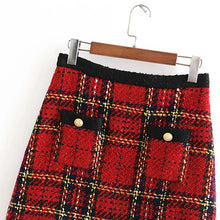 Load image into Gallery viewer, Casual Plaid Skirt