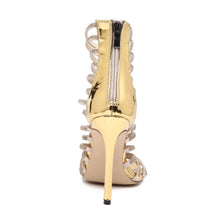 Load image into Gallery viewer, Bling High Heel Sandals Thin Heels