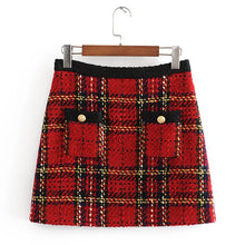 Load image into Gallery viewer, Casual Plaid Skirt