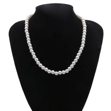 Load image into Gallery viewer, Multilayer White Imitation-Pearl Choker