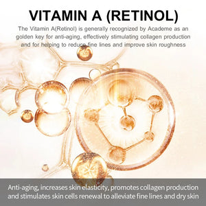 Retinol Facial Skin Care Set Face Cream Eye Serum