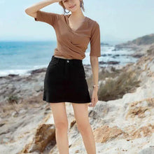 Load image into Gallery viewer, Mini Skirt High Waist