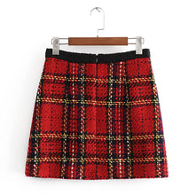 Load image into Gallery viewer, Casual Plaid Skirt