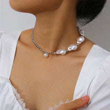 Load image into Gallery viewer, Multilayer White Imitation-Pearl Choker