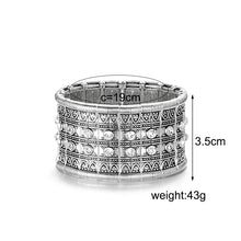 Load image into Gallery viewer, Ethnic Gypsy Elastic Bracelet Bangle