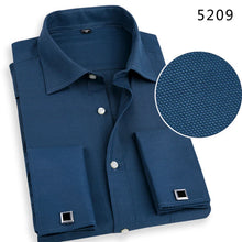 Load image into Gallery viewer, French Cuff Button Men Dress Shirt with Cufflinks