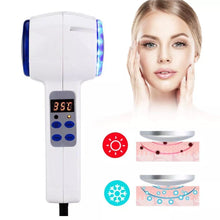 Load image into Gallery viewer, Face Care Device Hot Cold Hammer Cryotherapy Blue Photon Acne