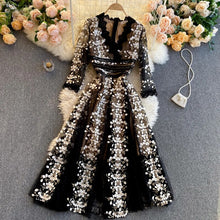 Load image into Gallery viewer, Elegant Evening Party Long Dress V Neck