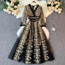 Load image into Gallery viewer, Elegant Evening Party Long Dress V Neck