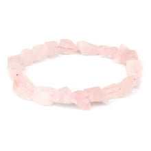 Load image into Gallery viewer, Irregular Crystal Beads Bracelet Rough Natural Stone Rose