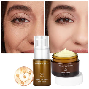 Retinol Facial Skin Care Set Face Cream Eye Serum