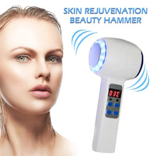 Load image into Gallery viewer, Face Care Device Hot Cold Hammer Cryotherapy Blue Photon Acne