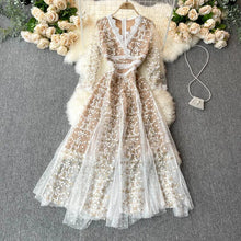 Load image into Gallery viewer, Elegant Evening Party Long Dress V Neck