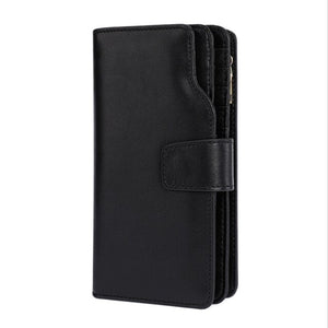 Genuine Leather Long Wallet