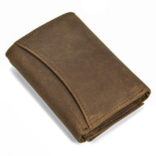 Load image into Gallery viewer, High Quality Men Genuine Leather Wallet Anti Theft Hasp With Iron