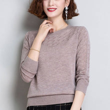 Load image into Gallery viewer, Hollow Thin Knitted Top Long-sleeved