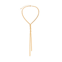 Load image into Gallery viewer, Adjustable Long Gold Necklace