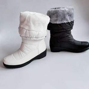 Snow Boots  Mid calf Round Toe