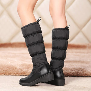 Snow Boots  Mid calf Round Toe