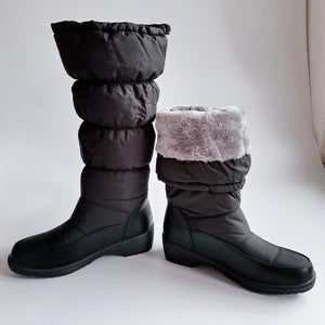 Snow Boots  Mid calf Round Toe