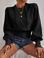 Knitted Sweater Round Neck