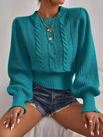 Knitted Sweater Round Neck