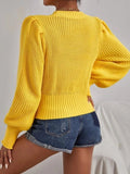 Knitted Sweater Round Neck