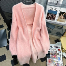 Load image into Gallery viewer, Korean Fashion Sweet Soft Imitation Mink Sweater Women Winter Thick