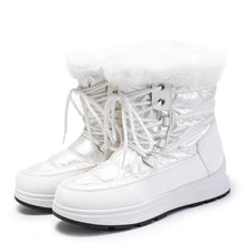 Load image into Gallery viewer, Lace Up Waterproof Snow Boots Anti Slip Platform