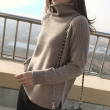 Load image into Gallery viewer, High Collar Autumn/Winter Women&#39;s Pullovers