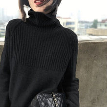 Load image into Gallery viewer, High Collar Autumn/Winter Women&#39;s Pullovers