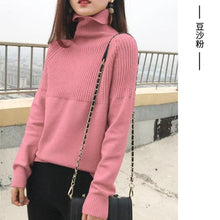 Load image into Gallery viewer, High Collar Autumn/Winter Women&#39;s Pullovers