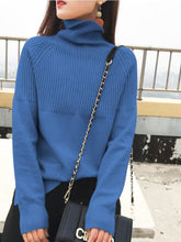 Load image into Gallery viewer, High Collar Autumn/Winter Women&#39;s Pullovers